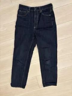【美品】GU ジーユー　ハイライズストレートジーンズ　Mサイズ