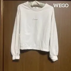 WEGO アイボリー 長袖Tシャツ Fサイズ
