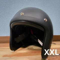 500TXタイプ ジェットヘルメットBUCO tt&co XXL マット黒 - メルカリ