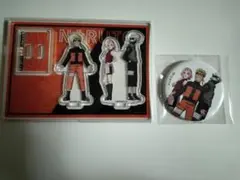 NARUTO 72series ナルト サクラ カカシ アクスタ 缶バッジ