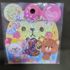 クマのホログラフィックシール