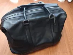 美品✨ コーチ ボストンバッグ 黒 オールレザー 大容量 シボ革 F54765 美品✨ コーチ ボストンバッグ 黒 オールレザー 大容量 シボ革