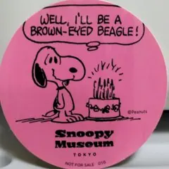 スヌーピーステッカー　スヌーピーミュージアム限定　非売品　010