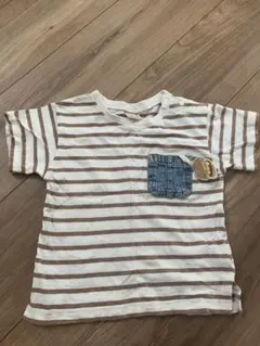 petit main ポケット付きTシャツ 90