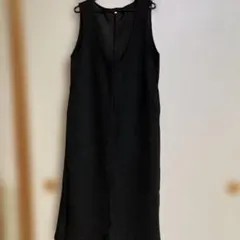ブラック サロペット オールインワン　M