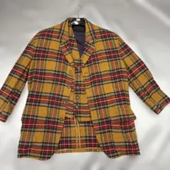 Emporio Armani イエローチェック ジャケット＆ベストセット48