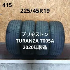 225/45R19夏タイヤ4本　ブリヂストンTURANZA T005A 225/45R19夏タイヤ4本 ブリヂストンTURANZA T005A - メルカリ