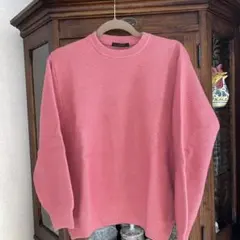 BELMONDI ピンク ニットセーター　メンズ　イタリー製