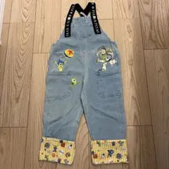 PIXAR ピクサー デニム オーバーオール 子供用 しまむら　110cm