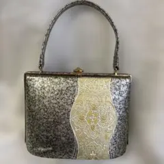 和装用バッグ シルバーゴールド