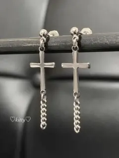 新型・送料込!!【ベーシッククロス＋チェーン 2個セット】a03
