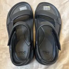 Teva ブラック サンダル 19.5 新品未使用