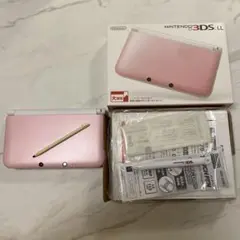 鈴*咲様 ニンテンドー Nintendo 3DS LL ピンクホワイト箱付き