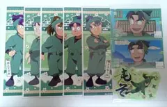 忍たま乱太郎　ロングステッカー　メモリーカットステッカー　6年生　まとめ売り