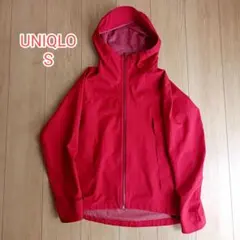 UNIQLO ユニクロ ブロックテックパーカ Sサイズ 赤 レッドのサムネイル