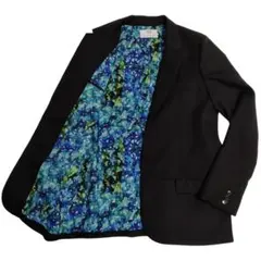 【極美品 日本製 M】ジュンオカモト テーラードジャケット タキシード 総柄