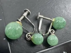 M7984 天然石　イヤリング　ヴィンテージ アクセサリー