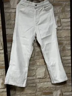 JaVa ホワイト ワイドパンツ Lサイズ