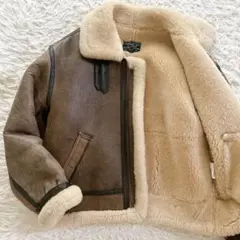 【超希少】 80s B-3 リアルムートン フライトジャケット ヴィンテージ 超希少】 80s B-3 リアルムートン フライトジャケット ヴィンテージ