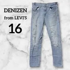DENIZEN LEVI’S【16】スキニーデニム ライトブルー リーバイス