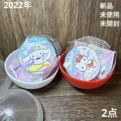 2022年　サンリオ　くら寿司　キティ　シナモロール　バッジ　2点