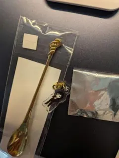 【未使用】鬼滅の刃チャーム付きマドラー　冨岡義勇