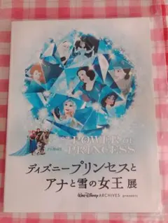 【新品】ディズニープリンセスとアナと雪の女王展　パンフレット