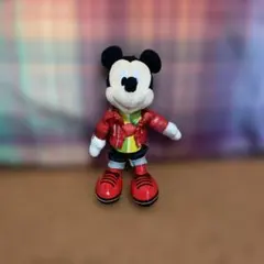 ミッキーマウス ぬいぐるみ 赤いジャケット