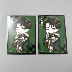 進撃の巨人 まるくじ チェスstyle ちびキャラver. ブロマイド リヴァイ