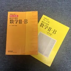 数研出版 改訂版 チャート式 解法と演習 数学II+B