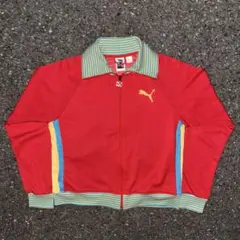 00s PUMA トラックジャケット 珍カラー 短丈