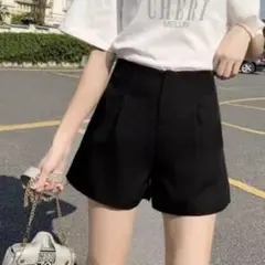 GRL タックハイウエストショートパンツ[at1744]