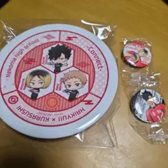 ハイキュー くら寿司 皿 缶バッジ