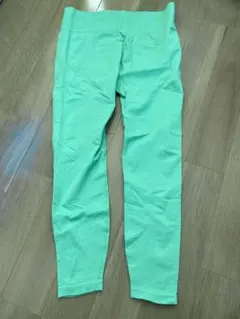 H&M moveリブ編み ヨガパンツ&ピラティス ミントグリーン L