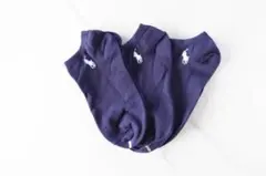 POLOラルフローレン【3足セット／レディース】かわいいアンクルソックス【新品】