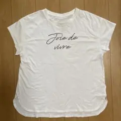 LUCA／LADY LUCK LUCA ロゴ刺繍 Tシャツ ホワイト
