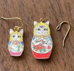 メラントリックヘムライト ヒグチユウコ 猫 ツィード袖 サテンジャケット Amazon.co.jp: MELANTRICK HEMLIGHET × ヒグチユウコ ファーをまとった