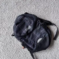 コールマン　リュック　キッズ　ベビー　ネイビー　チェック　カバン　バッグ