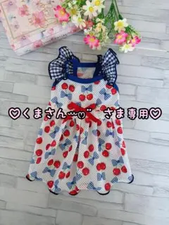 犬服ハンドメイド タンクトップ(Ribon☆(◕ᴗ◕✿)♪̆̈様 専用) - メルカリ