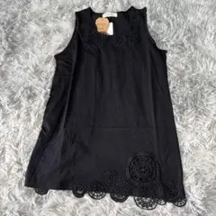 サークルレースタンク黒L新品