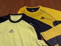 adidas トレーニングウェア　タイトなフィット感　2着セット