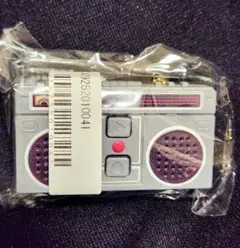 【新品 未開封 録音＋再生機能付き！】ボイレコmini ラジカセレトロ /グレーのサムネイル