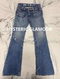 HYSTERIC GLAMOUR ブーツカットデニム フレア XS クローバー