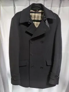 連休値下げBURBERRYダッフルコートブラックカシミヤ混定価15万程度