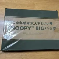 スヌーピー ビックバッグ 付録