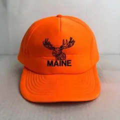 【USA古着】MAINE アメリカ メイン州 ビンテージ トラッカーキャップ 鹿のサムネイル