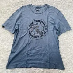 Ducati Scrambler フルスロットル 半袖 Tシャツ ライトブルーのサムネイル