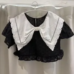 sister jane ブラウス ブラック ホワイト S