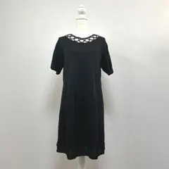 大きいサイズ　pierrecardin レーヨン　デザインワンピース　ラピーヌのサムネイル