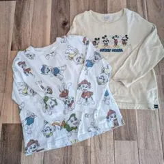 パウパトロール ミッキー ロンT2枚セット